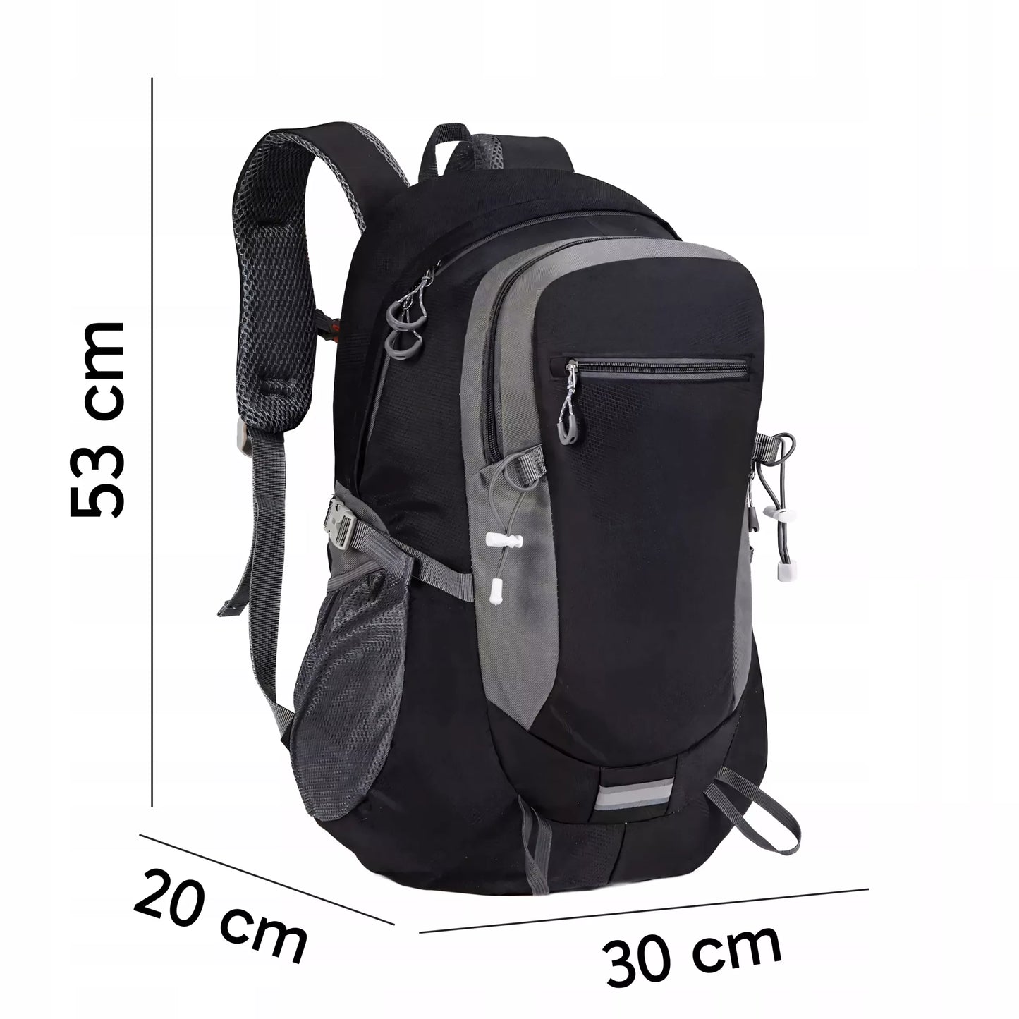 Turistinė kelioninė kuprinė 40L, skirta žygiams, miestui, lėktuvui ir ekspedicijoms XXL