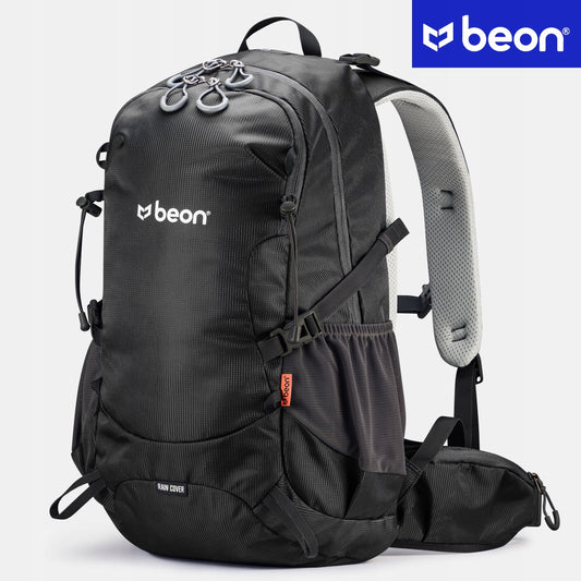 Kuprinė turistinė, žygio, kalnų, 30L, vyriška, moteriška, tvirta, juoda