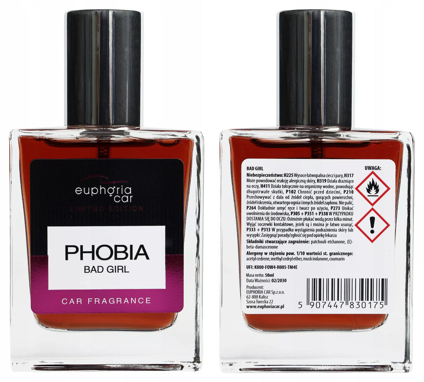 Automobiliniai kvepalai Euphoria car BAD GIRL 50ml automobilio kvapas