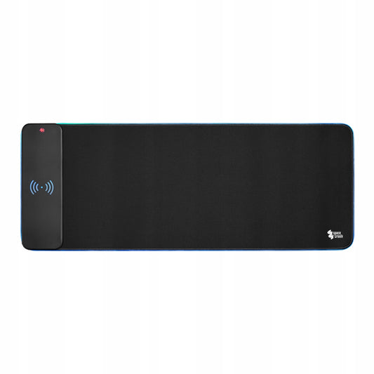 Šviečiantis RGB Žaidimų pelės kilimėlis XL 80x30 + QI įkroviklis