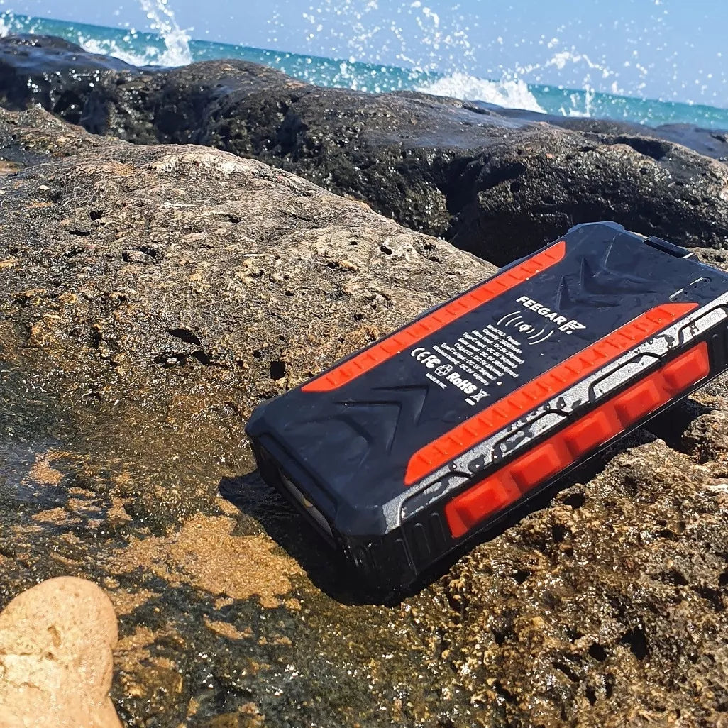 Power bank Solinis 36000mAh 20W 4x USB-C PD QC3 Indukcinis įkrovimas