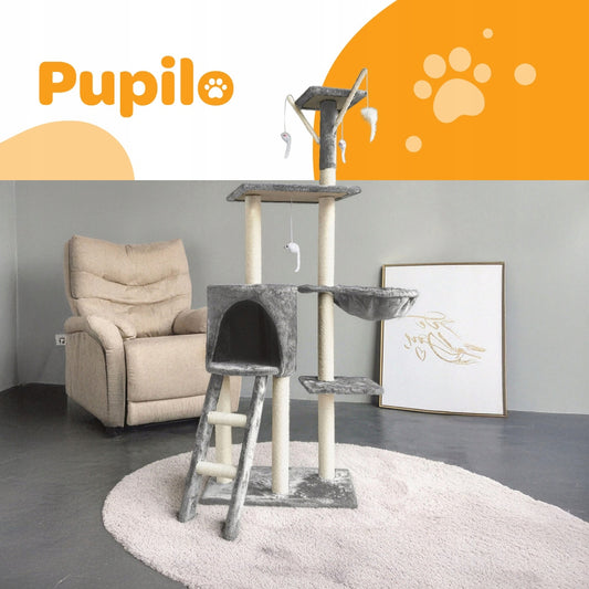 Pupilo namelis draskyklė guolis hamakas kopetėlės katėms žaislai pelės sizalis