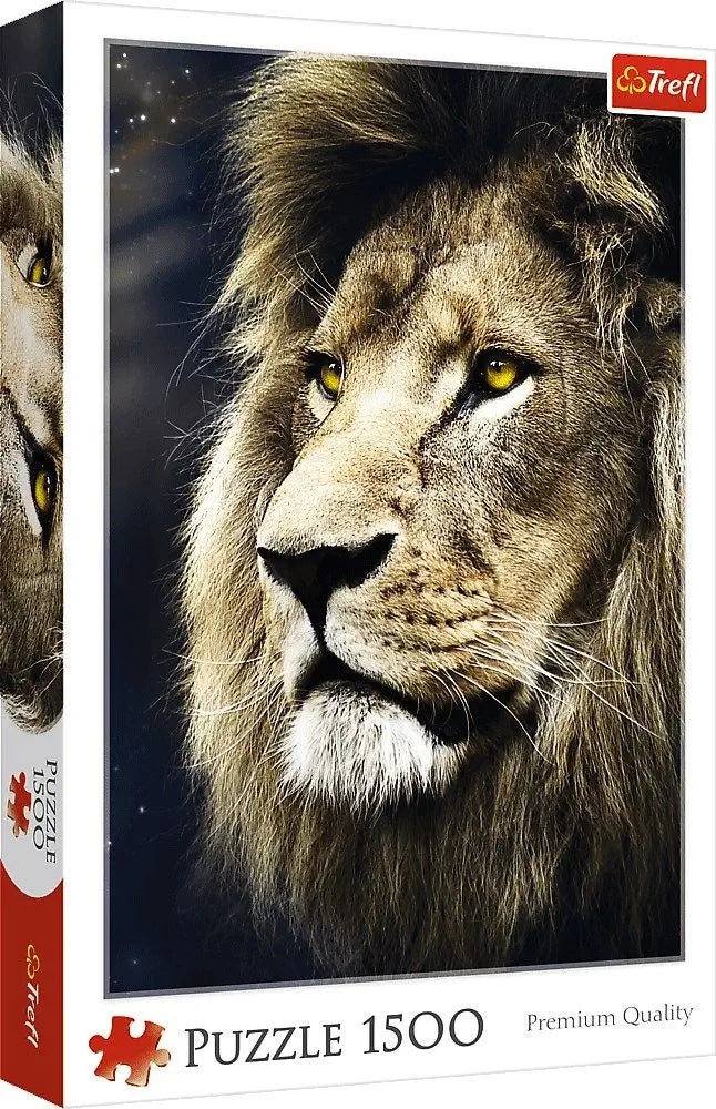 Dėlionė 1500 detalių. Liūto portretas.