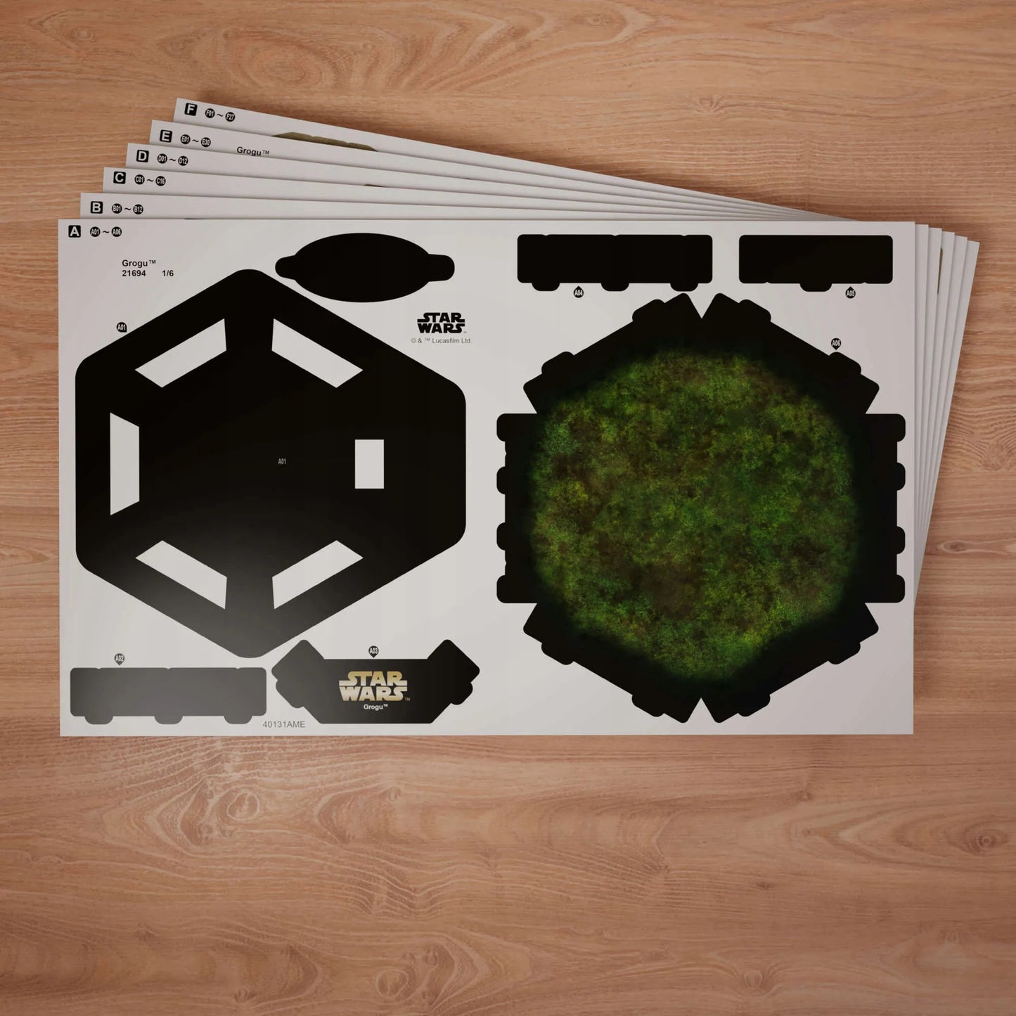 3D dėlionė Grogu Spin Master 4D Build 103 detalės kartoninė
