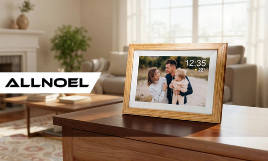 Skaitmeninis nuotraukų rėmelis Frameo 10,1" rudas