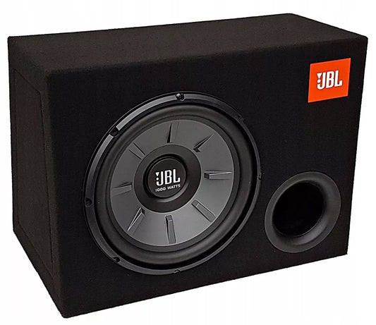JBL 1000 W subwoofer dėžė – MDF, Crunch, su laidais
