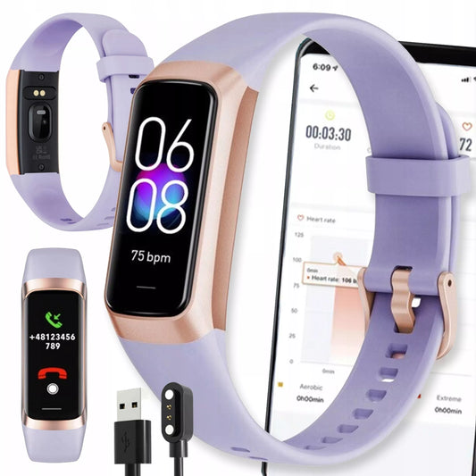 Išmanusis laikrodis AMOLED Bluetooth išmanioji apyrankė PL