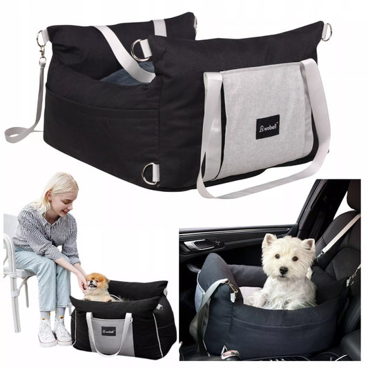 Sėdynė automobilinė kėdutė šuniui katei transportavimo krepšys guolis