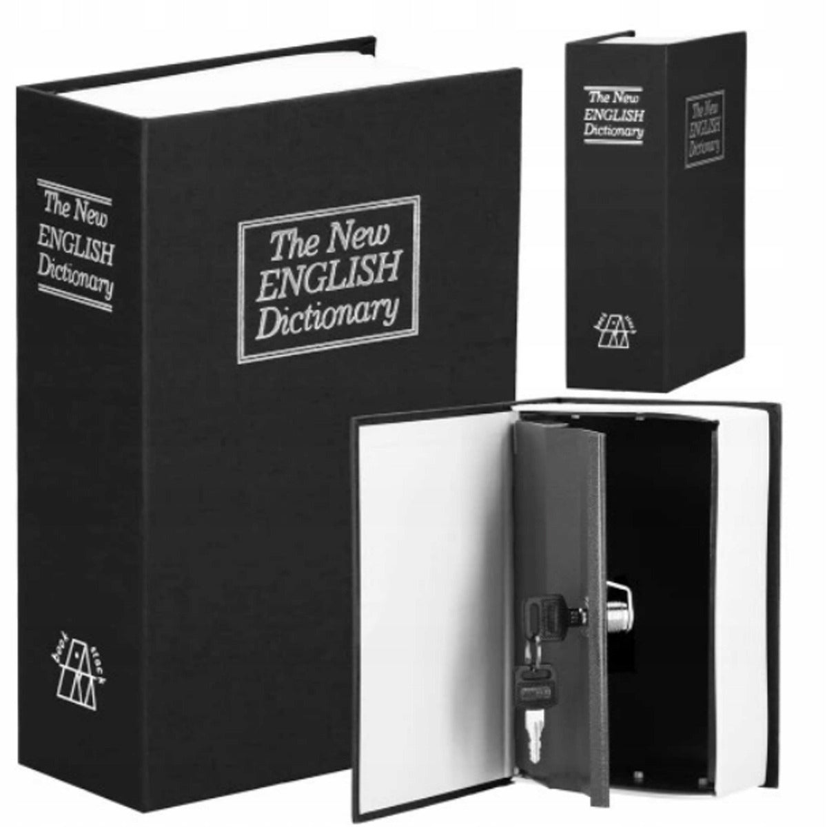 Slapta knygos formos taupyklė