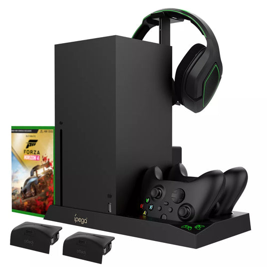iPega aušinimo stotelė Xbox Series X su dviem valdikliais