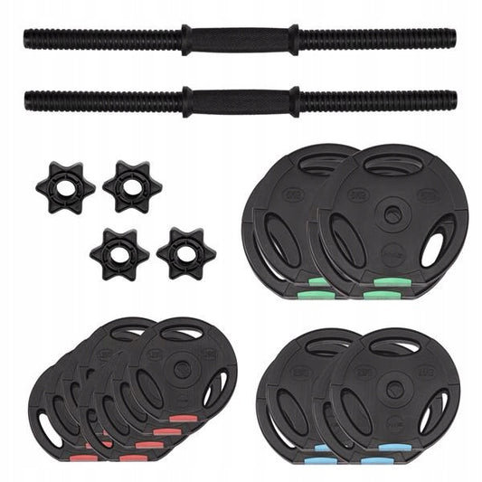 Kompozitinis hantelis 40 kg HMS (2 dalys) SG40