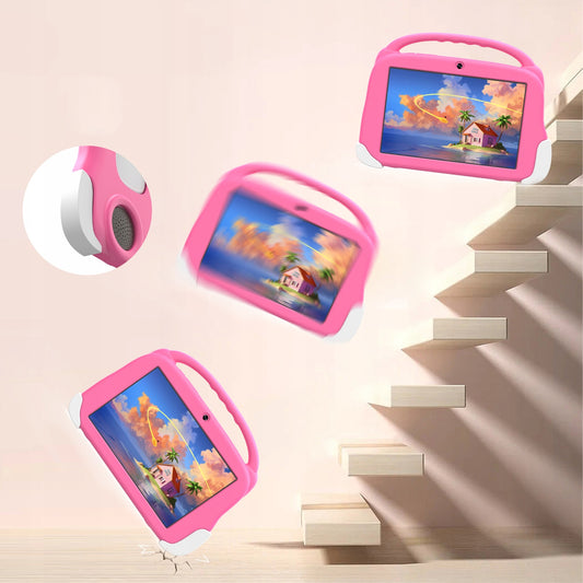 Planšetinis kompiuteris vaikams 8" 4G LTE 4/64GB WiFi GPS Dėklas Edukacinis rinkinys Dovana