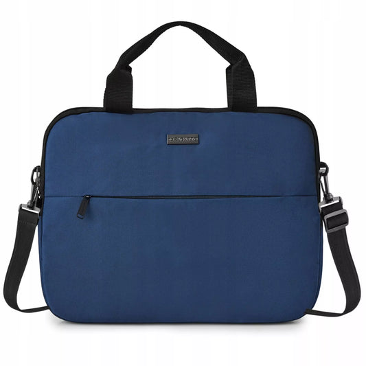 15,6 colio lengvas didelis darbo krepšys vyrams ir moterims, tamsiai mėlynas