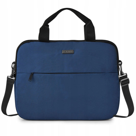 15,6 colio lengvas didelis darbo krepšys vyrams ir moterims, tamsiai mėlynas