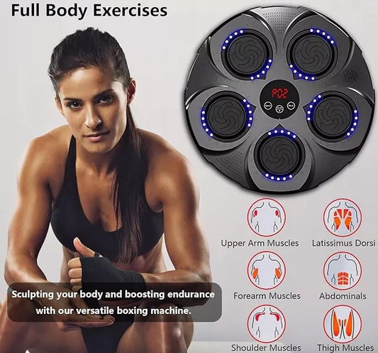 Muzikinė bokso treniruočių lenta su Bluetooth + pirštinės