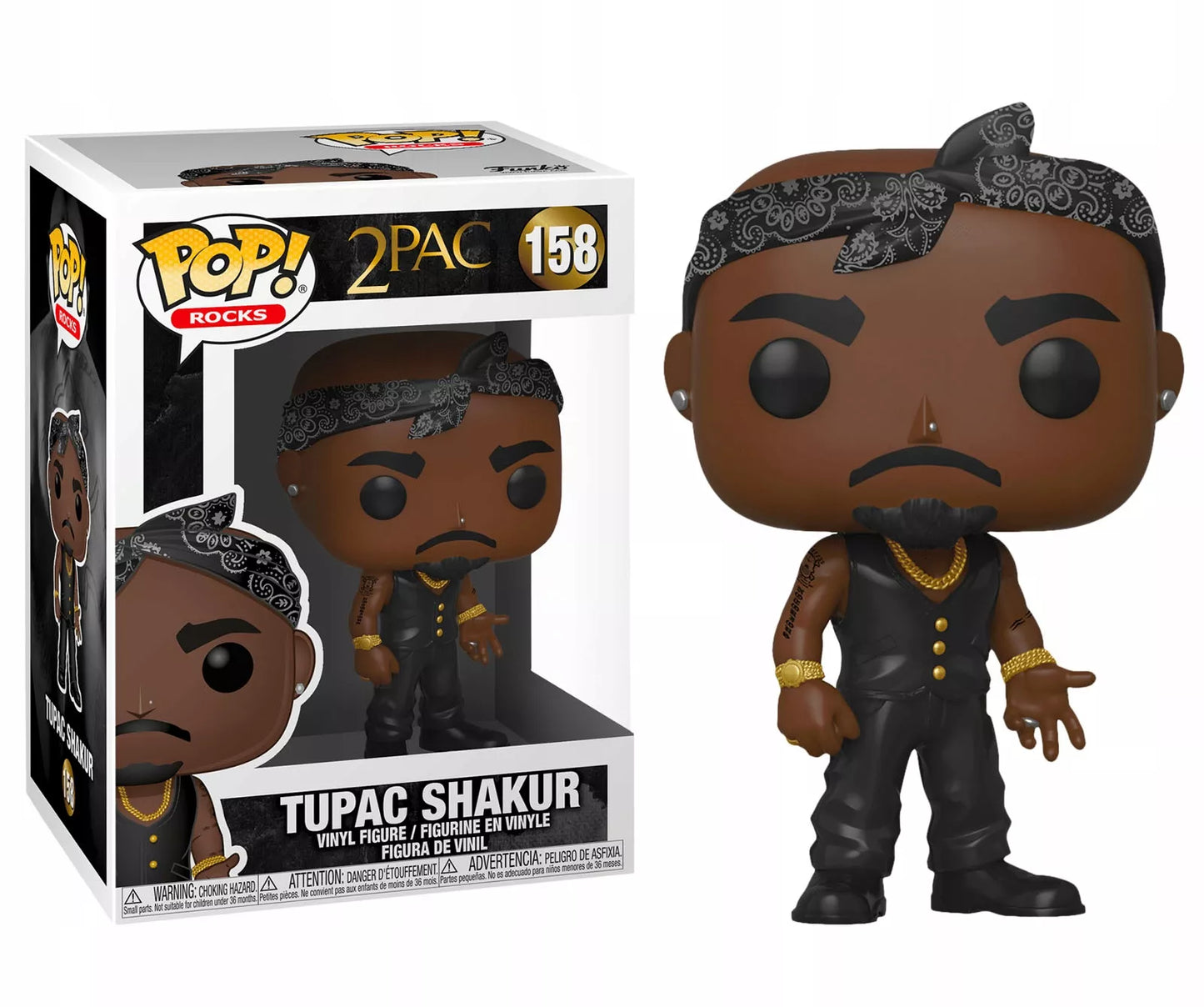 Tupac Funko POP! 158 2PAC 2 PAC Figurėlė