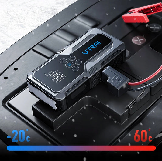 Starteris + kompresorius JUMP STARTER POWERBANK AKUMULIATORIAUS paleidimo įtaisas