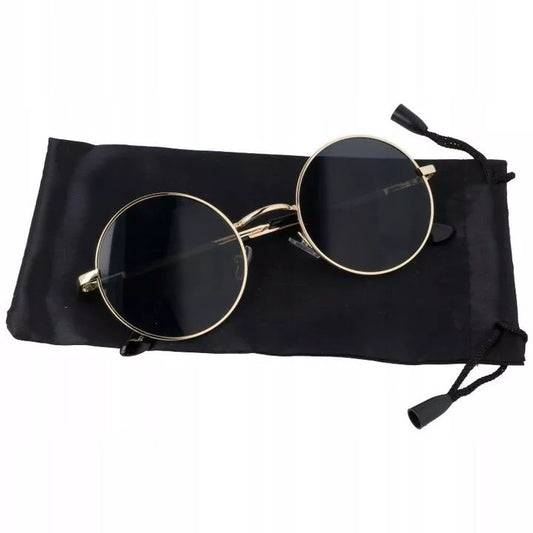 Stylion madingi apvalūs saulės akiniai