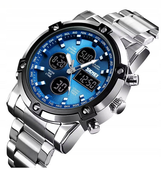 Daugiafunkcis SKMEI laikrodis vyrams su apyranke