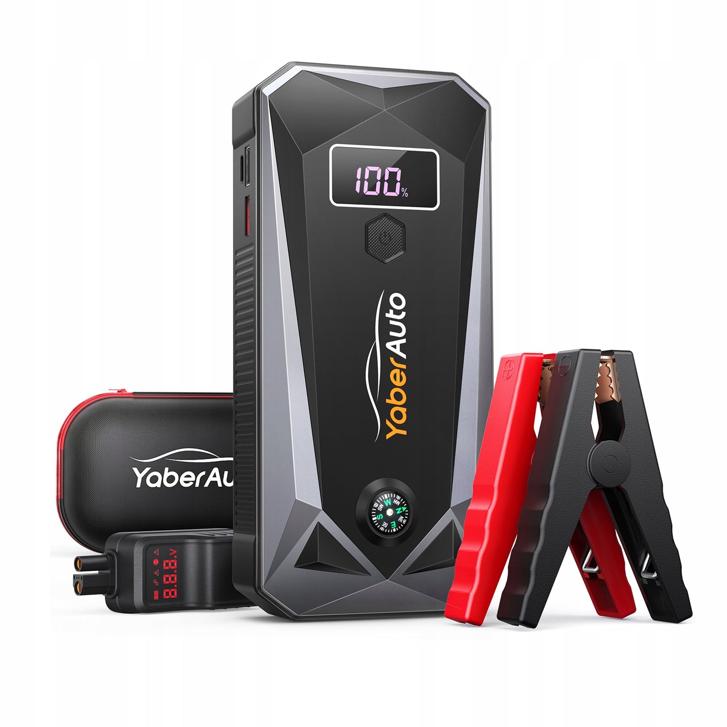 Itin galingas automobilio užvedimo įkroviklis / paleidimo įrenginys 26800mAh 4000A