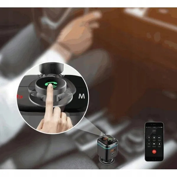 Automobilinis FM siųstuvas Feegar Q200 Pro