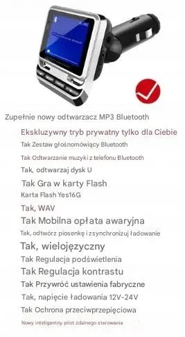 Automobilinis MP3 FM siųstuvas FM12B BT USB įkroviklis radijo imtuvas LCD
