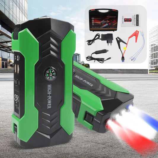 Automobilio avarinio užvedimo įrenginys Booster 99800mAh 12V