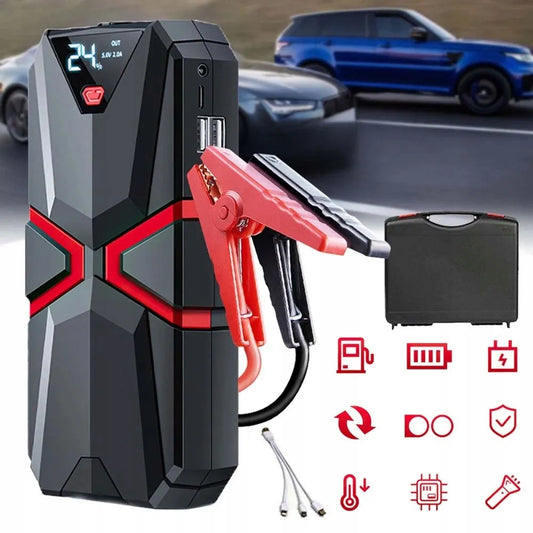 Automobilio užvedimo įrenginys 8000 mAh automobilinis išorinis akumuliatorius