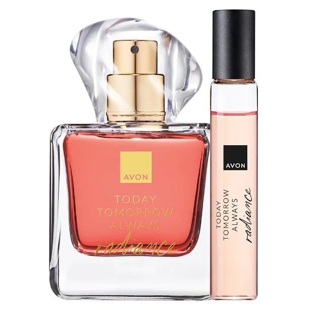 AVON rinkinys 2 kosmetikos priemonės TTA Today Tomorrow Always Radiance EDP + kvepalai