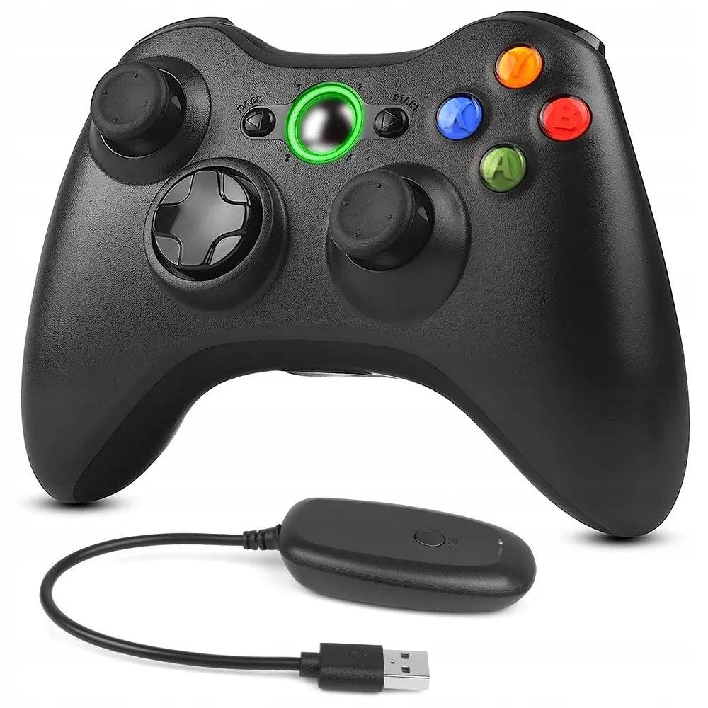 Belaidis „Xbox 360“ valdiklis kompiuteriui, su vibracija