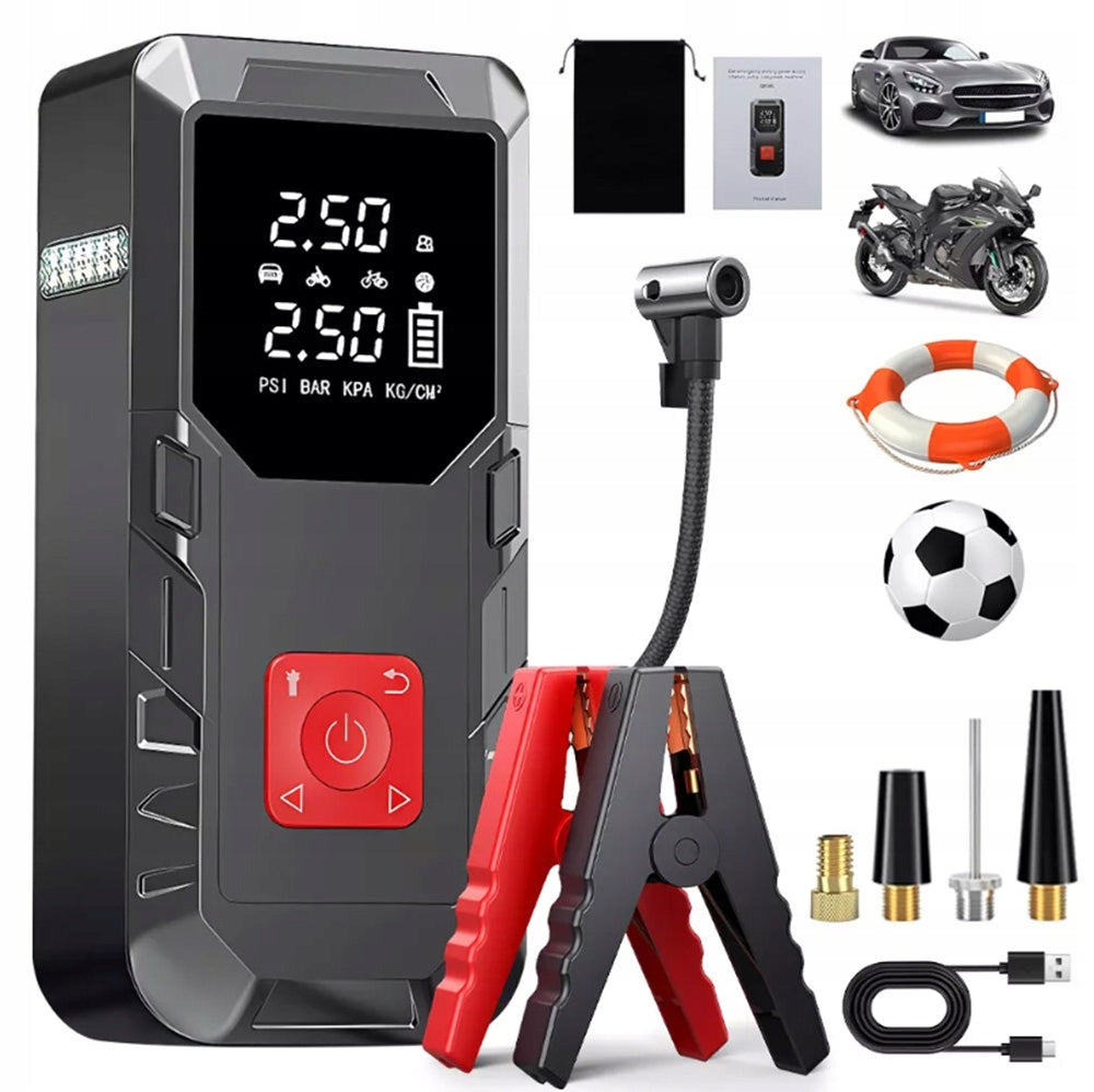 Užkurimo įrenginys "Jump Starter Booster" pakrovėjas starteris "Powerbank"