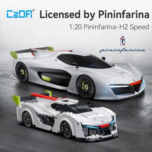CaDA Pininfarina H2 Speed nuotoliniu būdu valdomas konstruktorius, Dual Mode RC