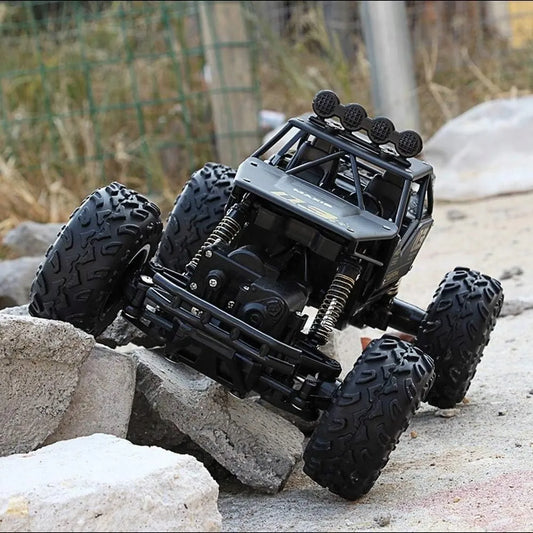 Didelis nuotoliniu būdu valdomas RC automobilis oreNICE, metalinis bekelės modelis, 4x4, 1:16, su pultu