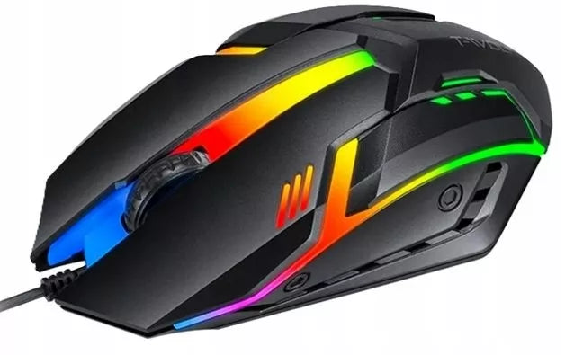 Apšviesta žaidimų klaviatūra žaidėjams + LED RGB pelė