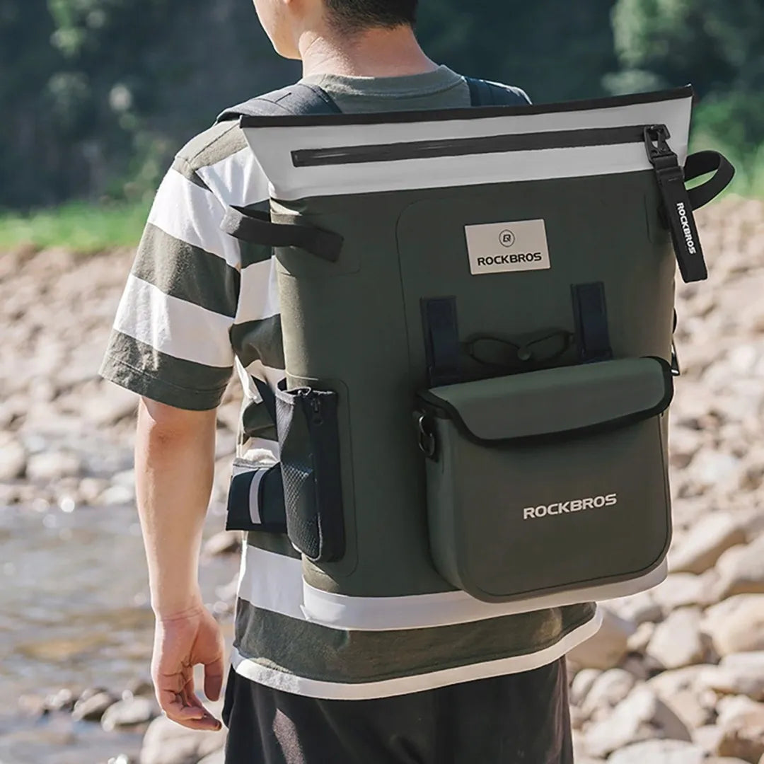 Ergonomiška termo kuprinė 18 l su izoliacija – žalia