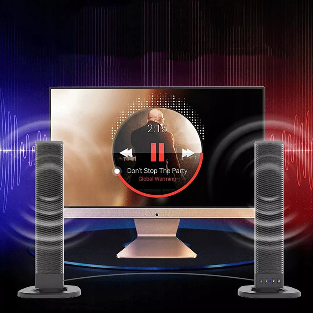 Galingas Bluetooth soundbar garsiakalbis, USB rinkinys, TV televizoriui, kino teatras