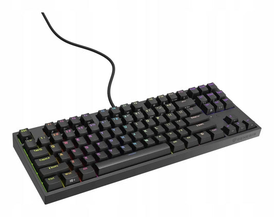 GENESIS Thor 404 TKL mechaninė žaidimų klaviatūra, USB, QWERTY, amerikietiškas tarptautinis išdėstymas