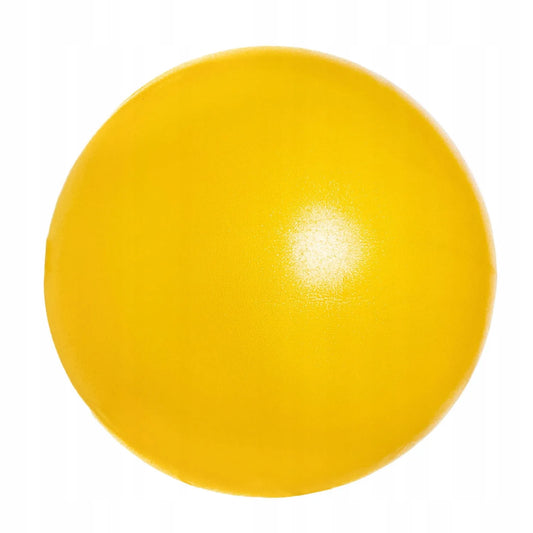 Guminis gimnastikos kamuoliukas pilatesui, jogai ir reabilitacijai, 20 cm, geltonas DrFit