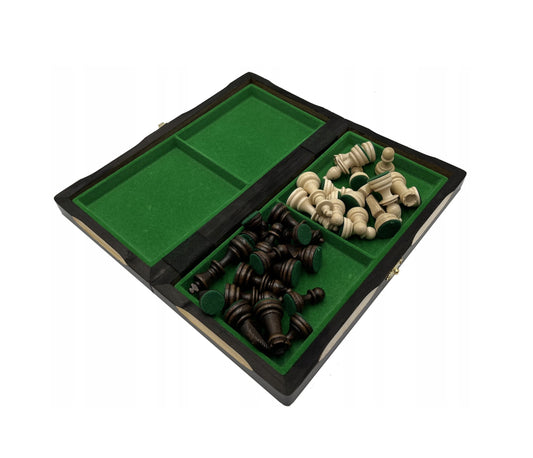 Medinė šachmatų lenta – 28,7 × 28,7 cm