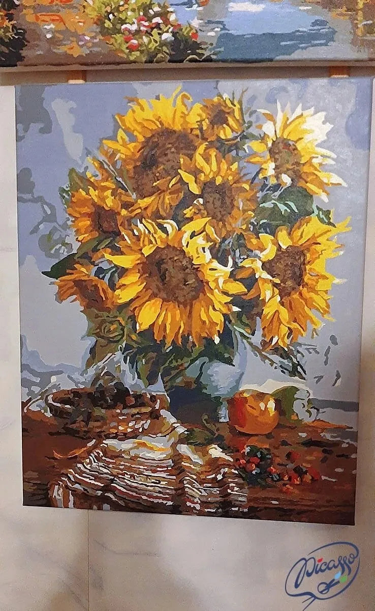 „iPicasso“ tapyba pagal numerius, 40 × 50 cm, ant porėmio