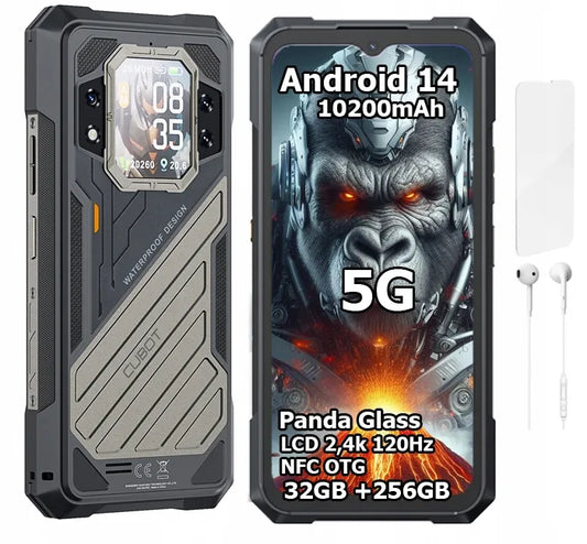 Išmanusis telefonas Cubot King Kong X 16 GB / 256 GB 5G juodas