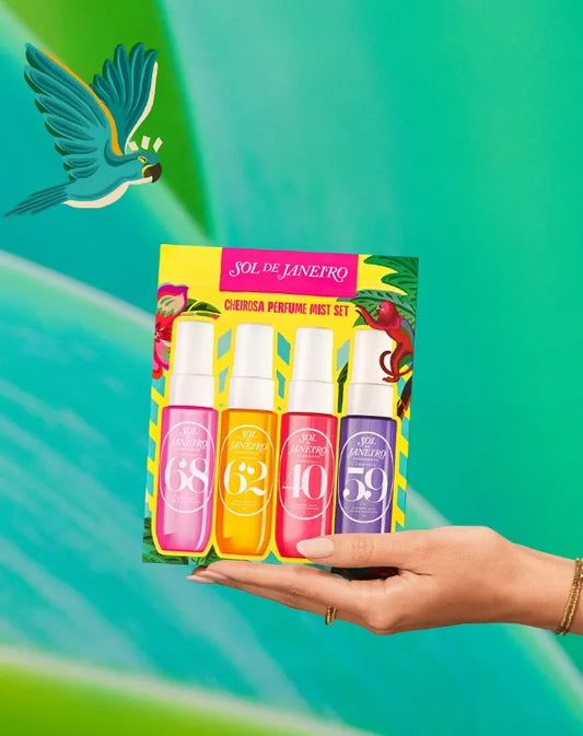 Kvepiantis purškiklis, kvapų rinkinys Sol de Janeiro 4x30 ml
