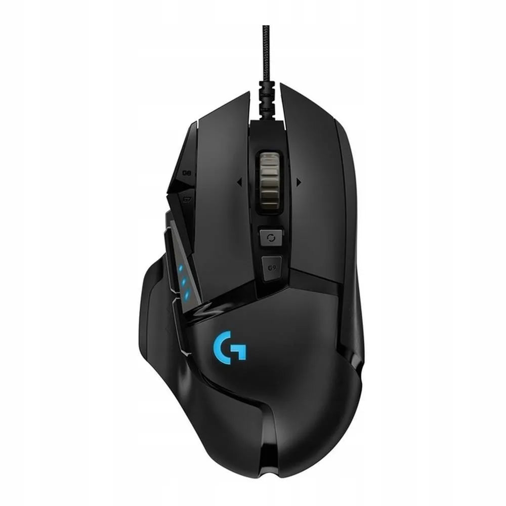 Laidinė optinė žaidimų pelė „Logitech G502 Hero“, USB, juoda