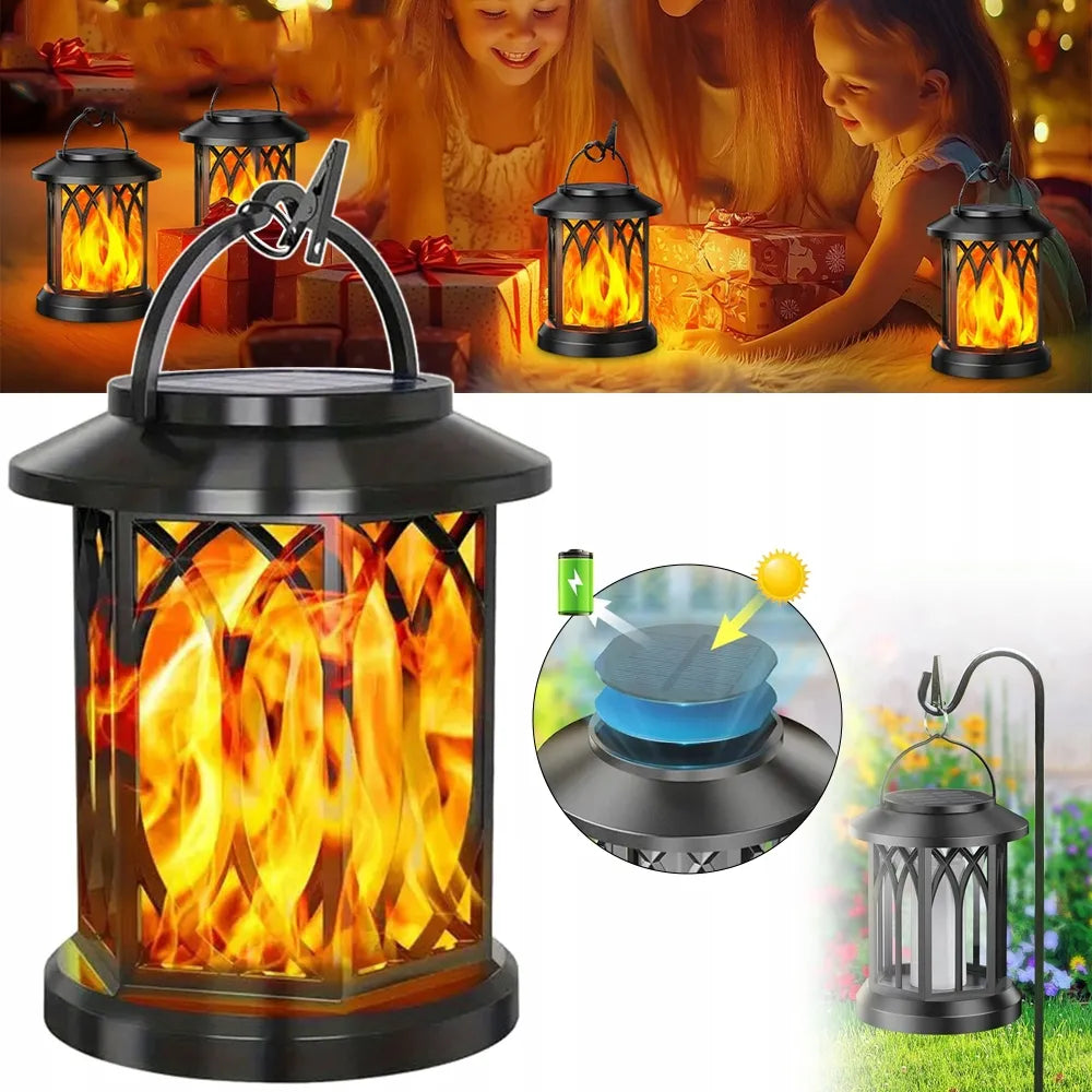 LED saulės lempos, pakabinamos lauko prožektoriai, saulės žibintai, dekoratyviniai