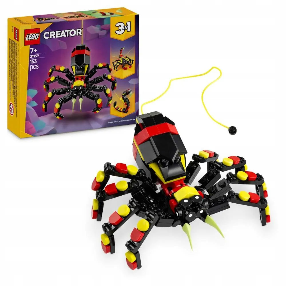 LEGO 31159 CREATOR Laukiniiai gyvūnai: neįtikėtinas voras