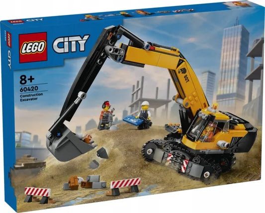LEGO® City Geltonas ekskavatorius 60420