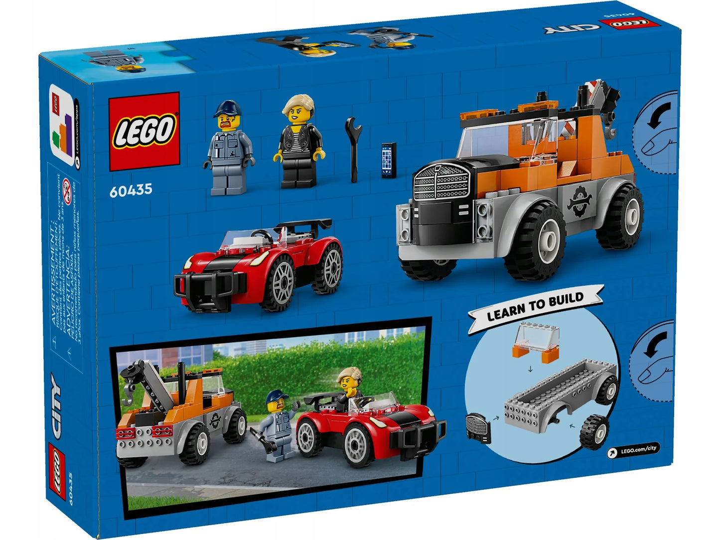 LEGO - CITY - SPORTINIO AUTOMOBILIO VILKIMAS IR REMONTAS - 60435