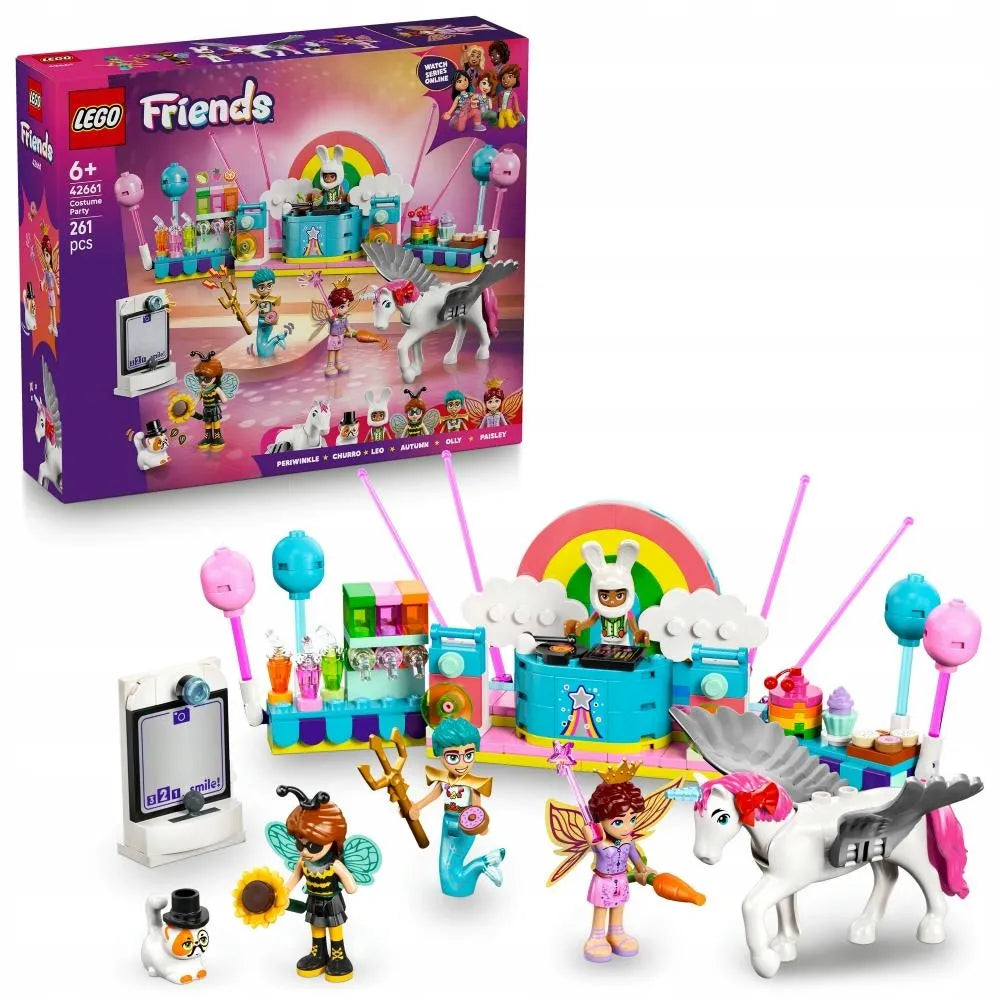 LEGO Friends Persirengėlių vakarėlis su vienaragiu ir fėja 42661