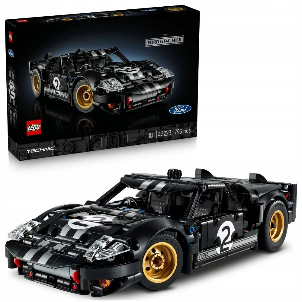 LEGO Technic 1966 Ford GT40 MKII lenktyninis automobilis 42223