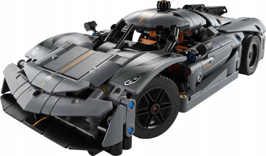 LEGO TECHNIC Pilkasis hiperautomobilis Koenigsegg Jesko Absolut 42173